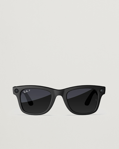 Ray-Ban Wayfarer Meta 53 Sunglasses Matte Black – Noir
