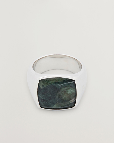 Tom Wood Cushion Ring Kambaba Silver – Zilver