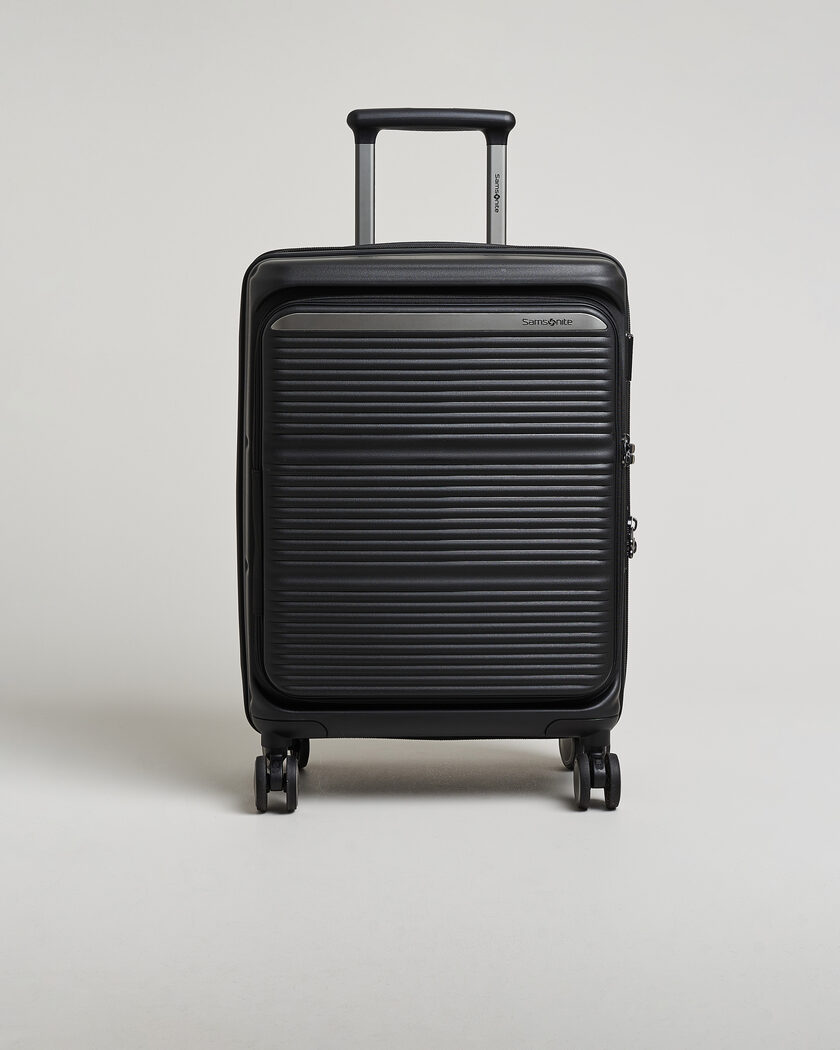 Samsonite Paralux 55cm Front Acess Carry-On Black – Zwart