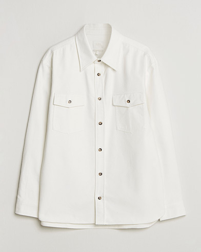 A.P.C. Brushed Cotton Overshirt White – Wit