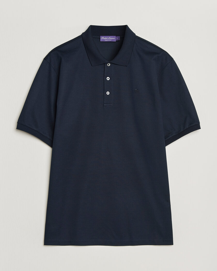 Ralph Lauren Purple Label Mercerized Cotton Polo Chairman Navy – Bleu