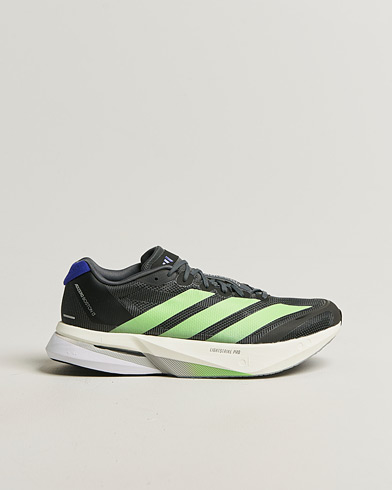 adidas Performance Adizero Boston 13 Black/Lime – Noir