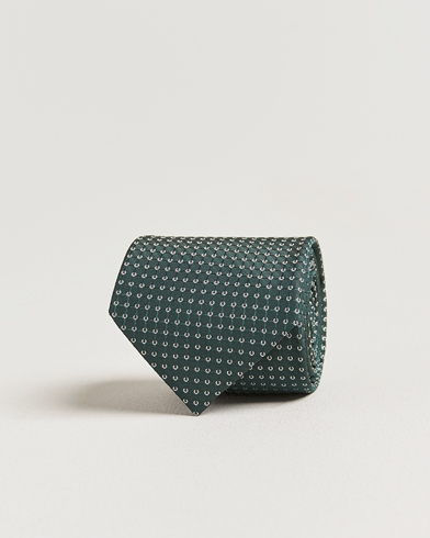 Brioni Microstructure Silk Tie Green – Vert