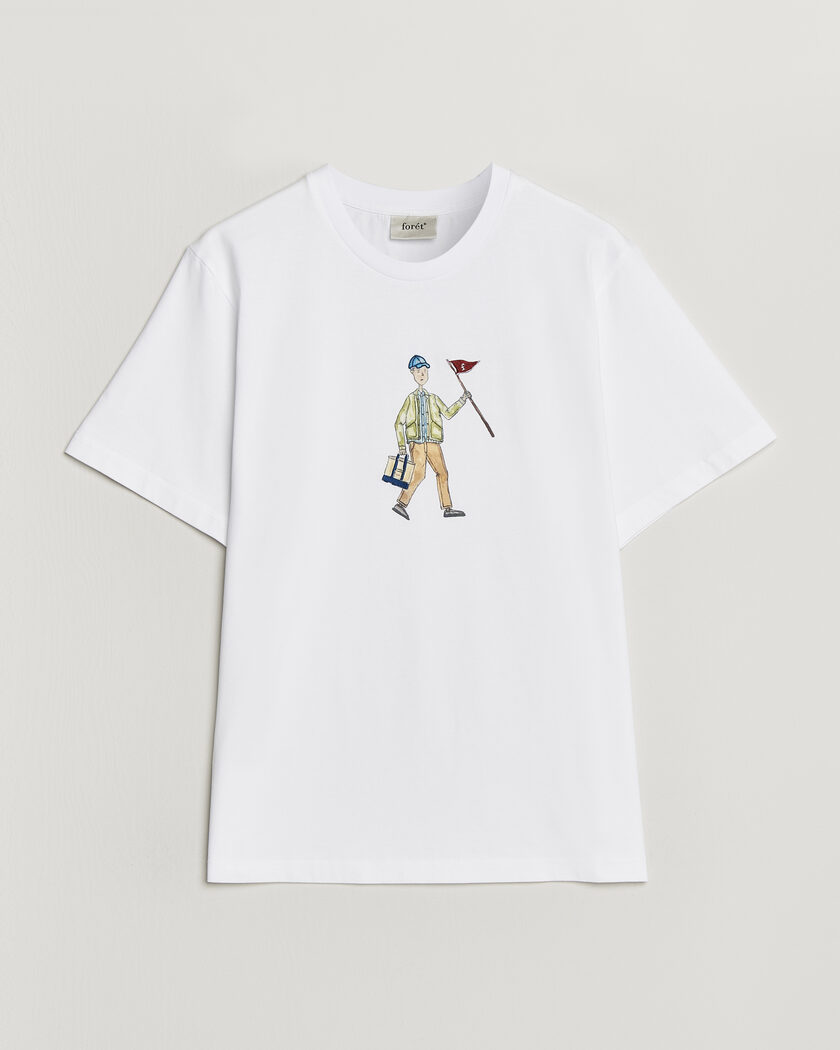 Forét Patrol T-Shirt White – Wit