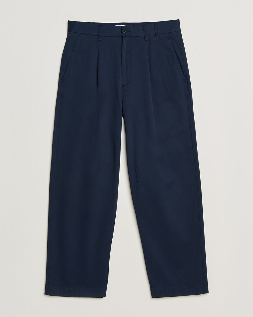 Forét Writer Relaxed Fit Pants Navy – Bleu