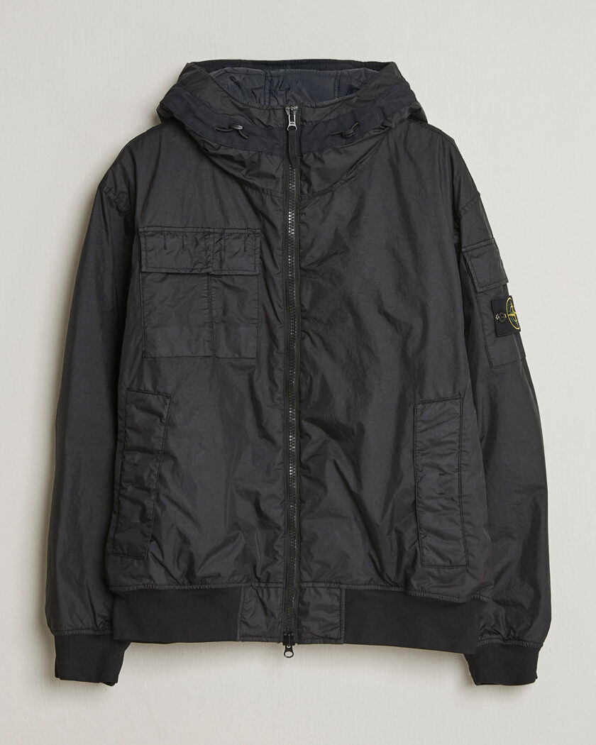 Stone Island Membrana 3L Hood Jacket Black – Zwart