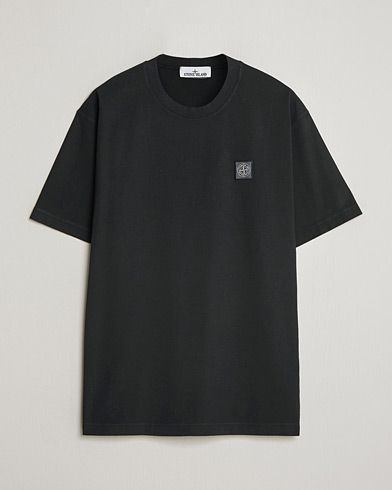 Stone Island Combed Organic Cotton T-Shirt Black – Noir