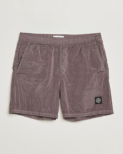 Stone Island Nylon Metal Econyl Swimshorts Purple Grey – Grijs