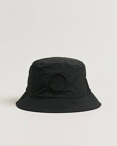 Stone Island Nylon Metal Bucket Hat Black – Zwart