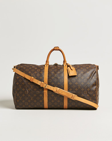 Louis Vuitton Pre-Owned Keepall Bandouliére 55 Monogram – Marron