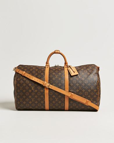 Louis Vuitton Pre-Owned Keepall Bandouliére 55 Monogram – Marron
