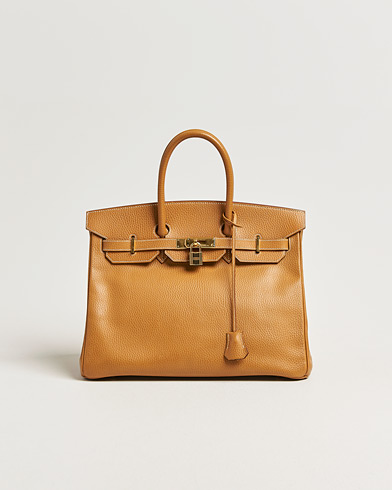 Hermès Pre-Owned Birkin 35 Ardennes Gold – Bruin