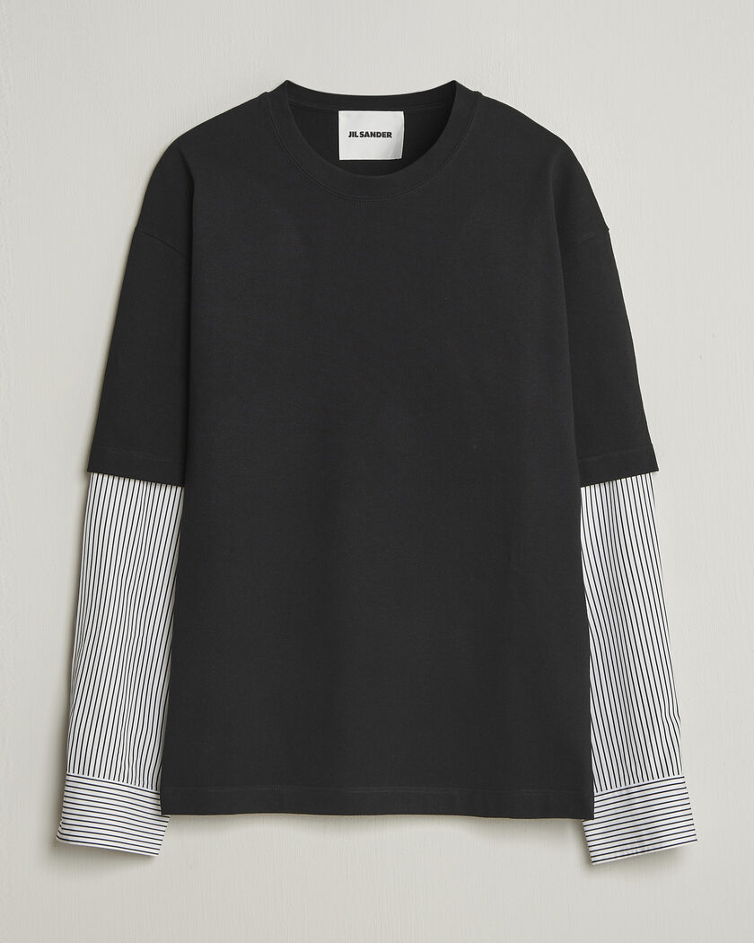 Jil Sander Long Sleeve T-Shirt Black – Multicolore