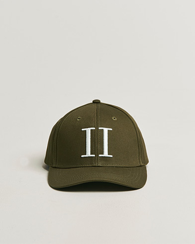 LES DEUX Encore Organic Baseball Cap Olive Night – Groen