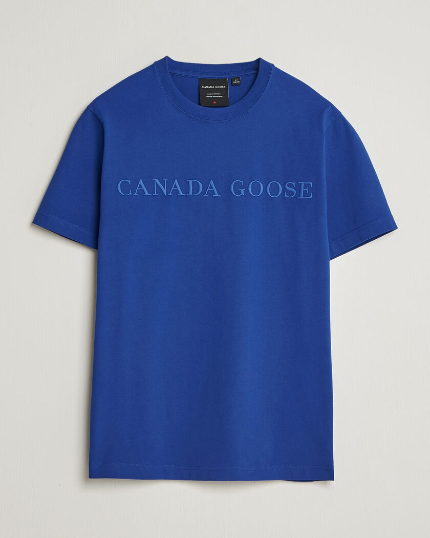 Canada Goose Vantage Wordmark T-Shirt Azurite Blue – Blauw