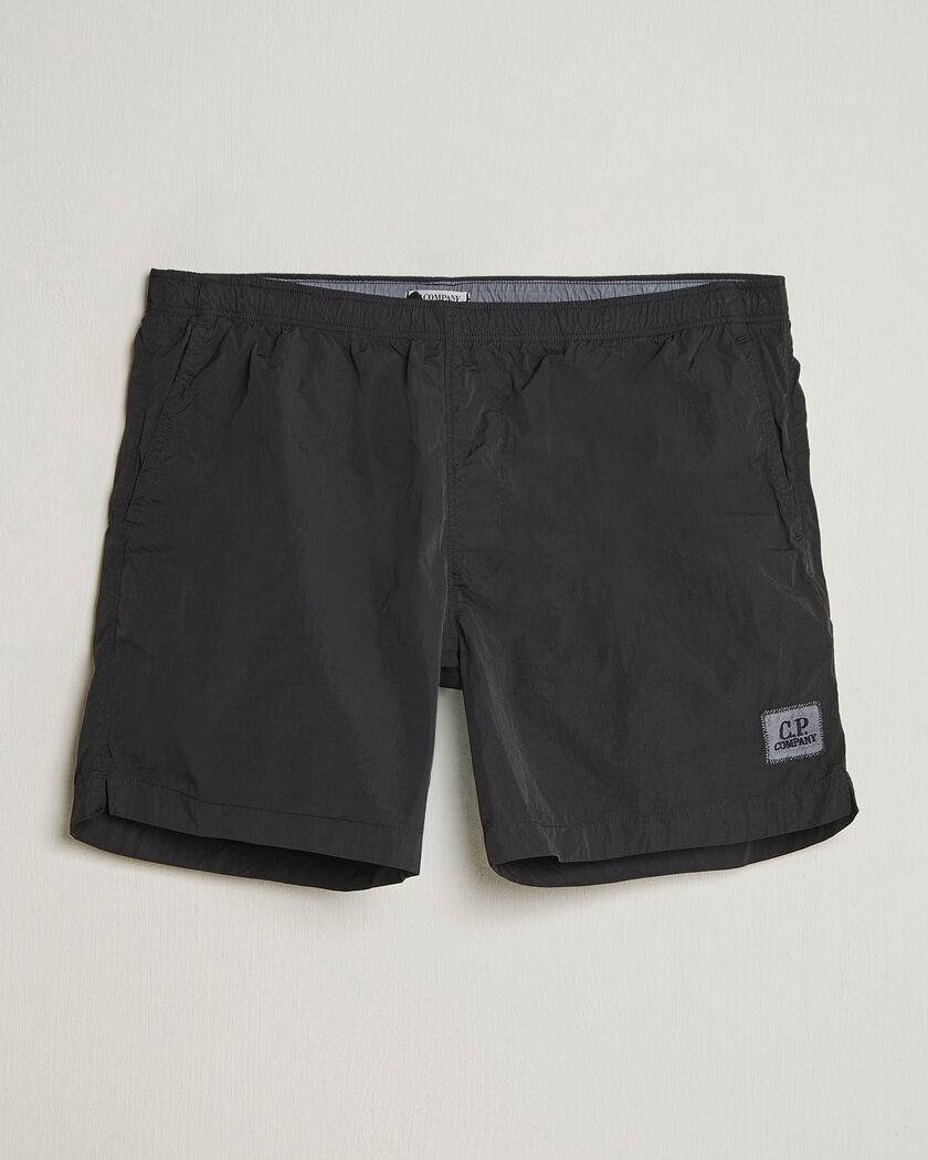 C.P. Company Eco Chrome Logo Swimshorts Black – Noir