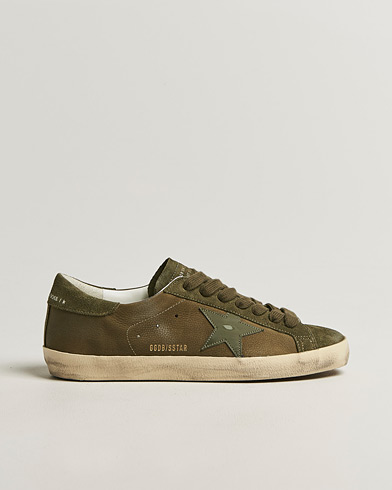 Golden Goose Super-Star Sneakers Olive Night – Groen