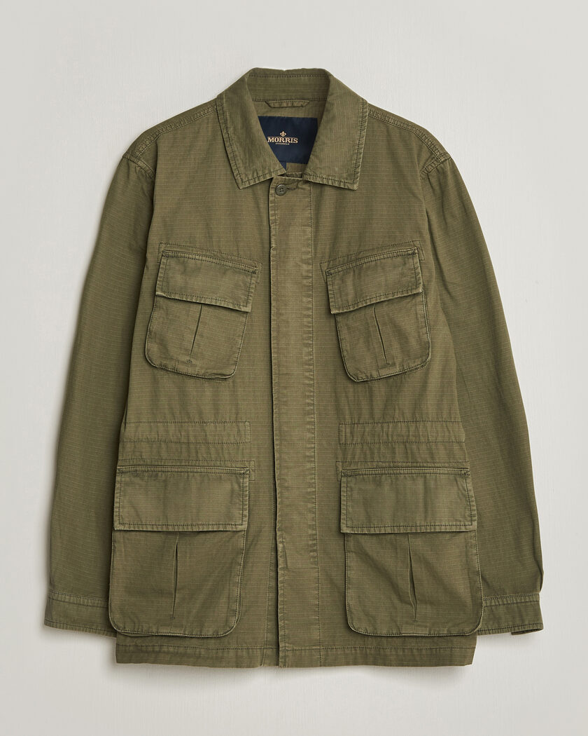 Morris Graham Field Jacket Olive – Groen