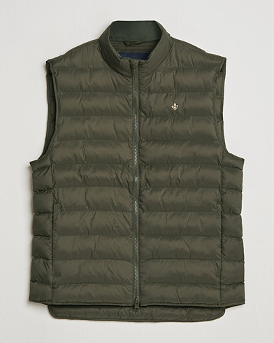 Morris Norfolk Liner Vest Olive – Vert