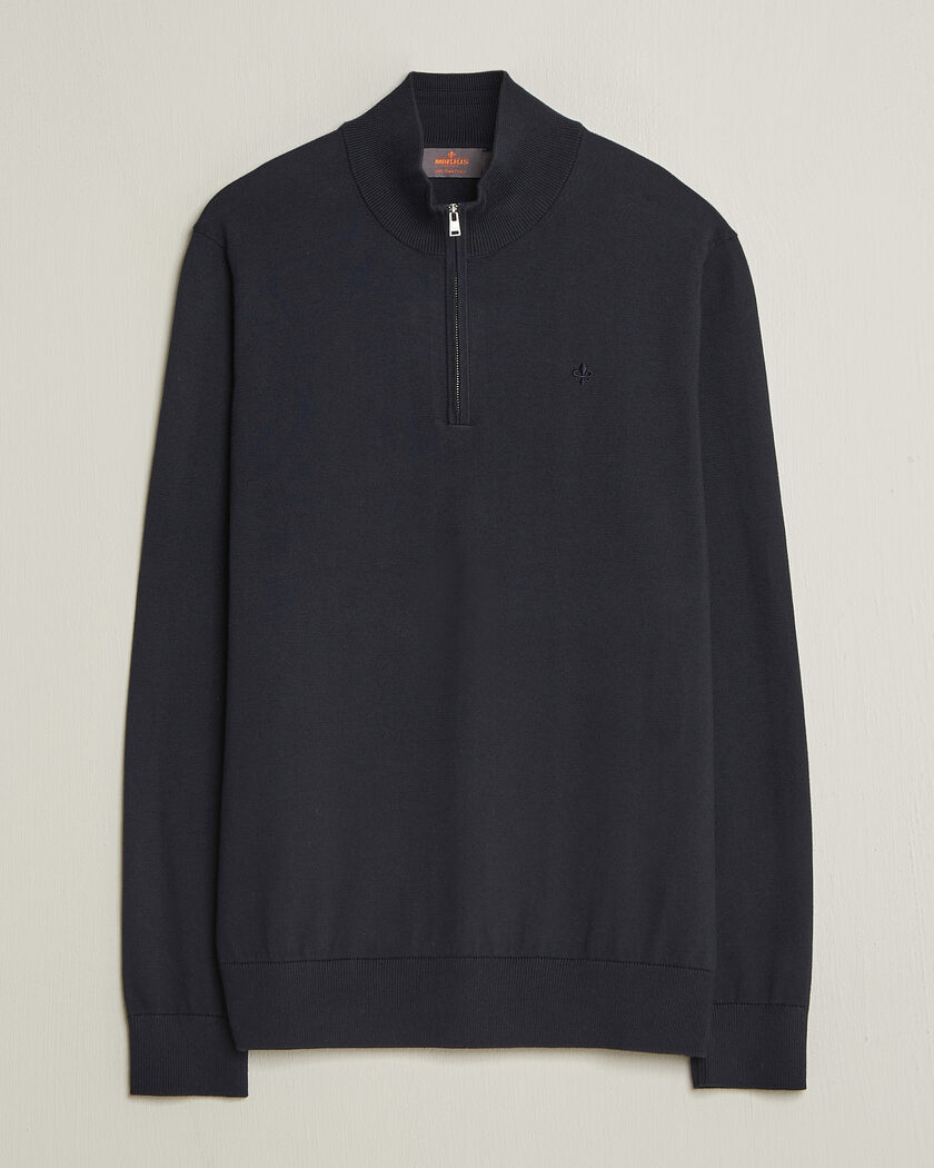 Morris Riley Half-Zip Navy – Blauw