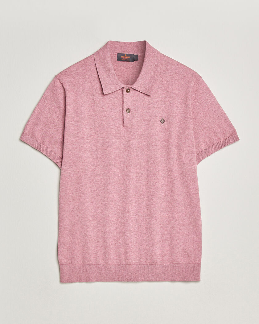 Morris Riley Short Sleeve Polo Pink – Rose