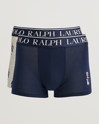 Polo Ralph Lauren 2-Pack Cotton Trunk Navy/Taylor Heather – Meerkleurig