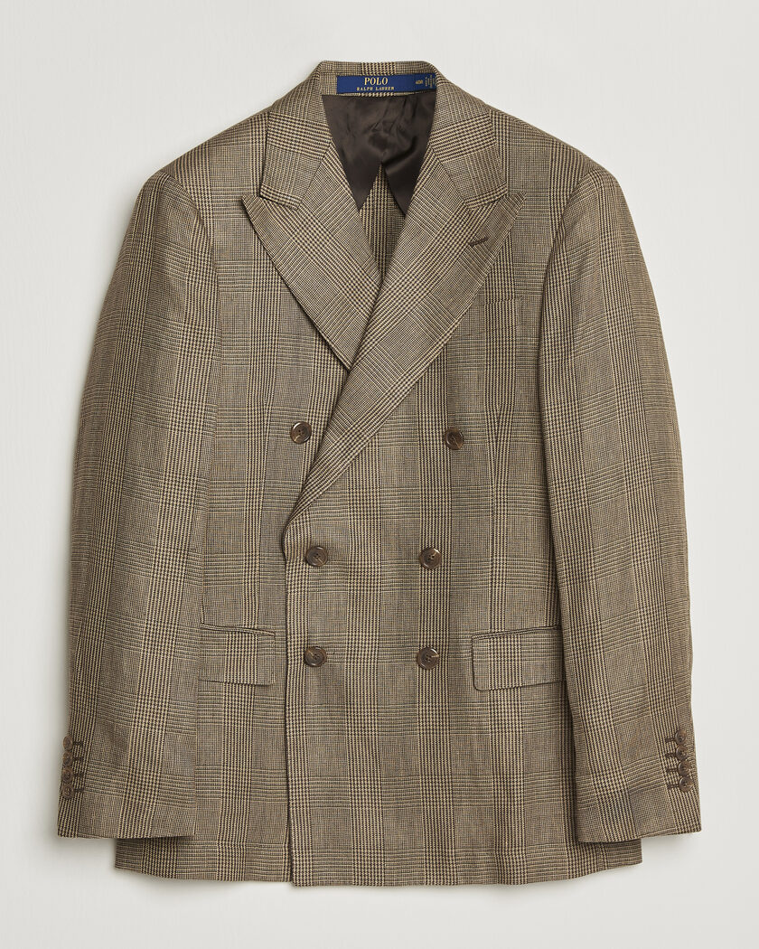 Polo Ralph Lauren Mini Glenplaid DB Blazer Sage Multi – Multicolore