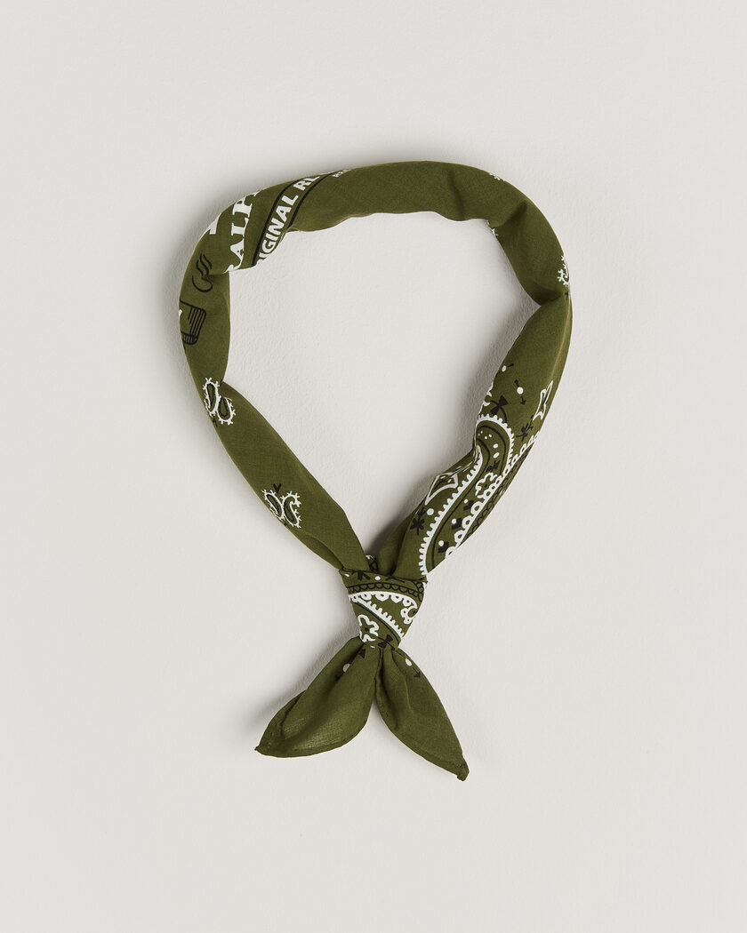 Polo Ralph Lauren Cotton Printed Bandana Supply Olive – Vert