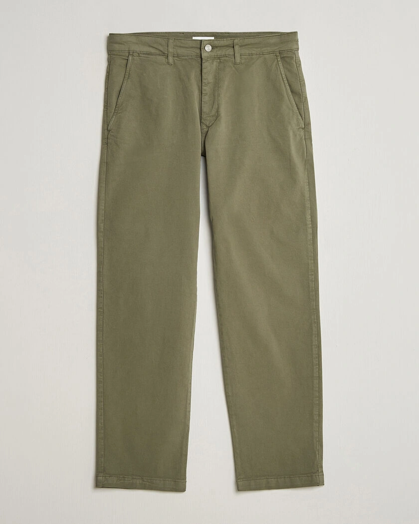 NN07 Aden Regular Fit Chinos Capers Green – Groen