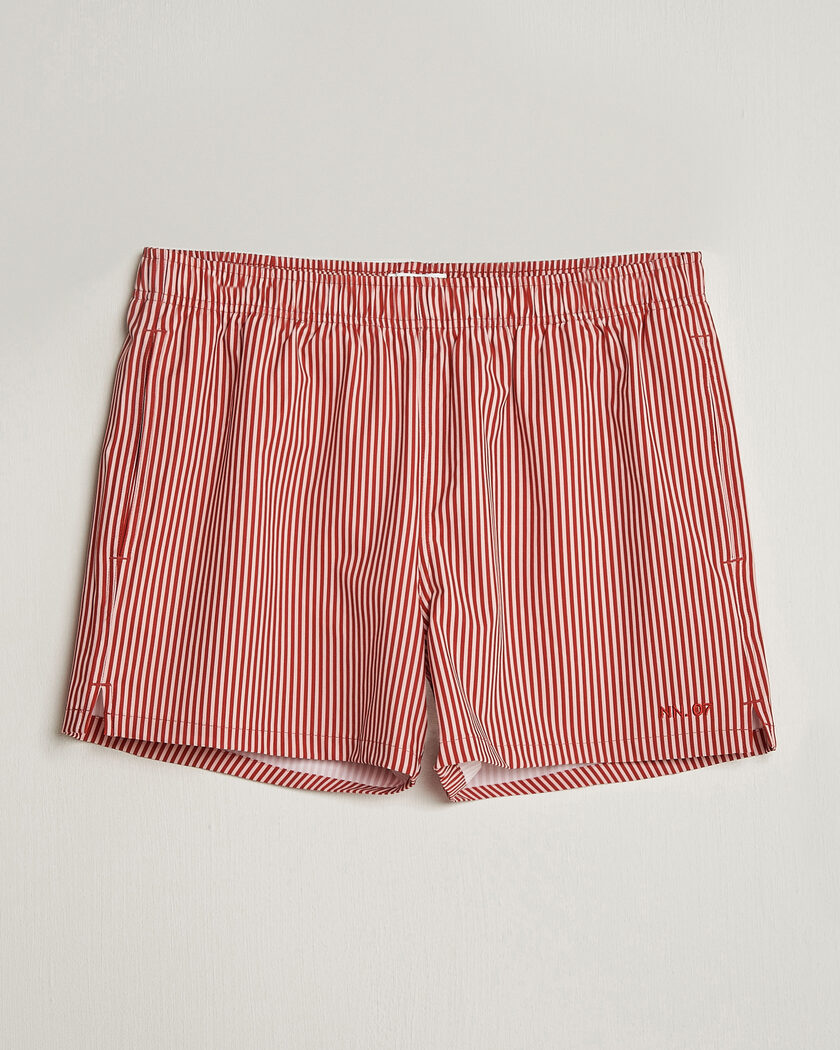 NN07 Holiday Swimshorts Red/White – Rouge