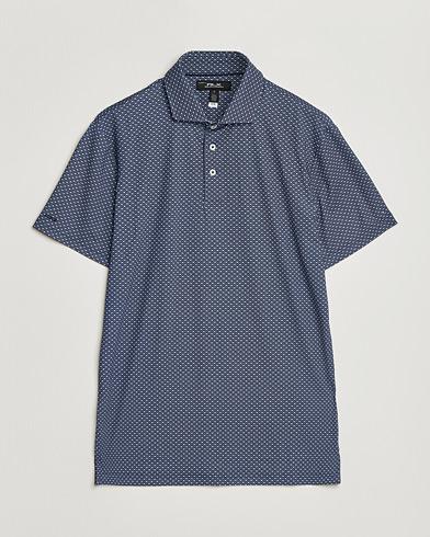 RLX Ralph Lauren Airflow Polo Printed Navy Magnolia Diamond – Bleu