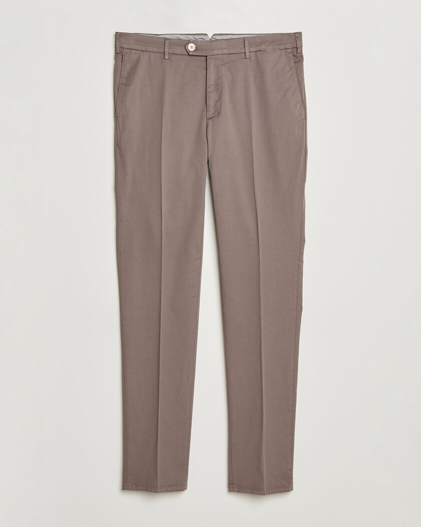 Brunello Cucinelli Slim Fit Chinos Brown – Bruin