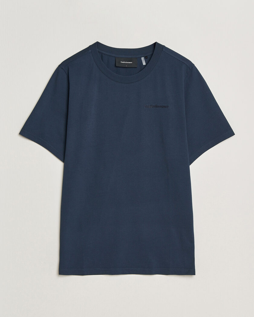 Peak Performance Original Crew Neck T-Shirt Blue Shadow – Bleu