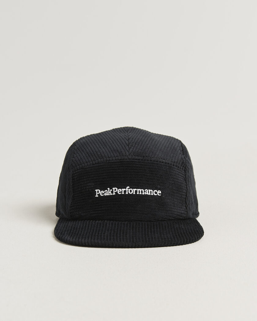 Peak Performance Cord Cap Black – Zwart