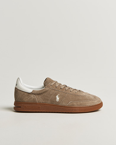 Polo Ralph Lauren Bedford Suede Sneakers Dirty Buck/White – Bruin
