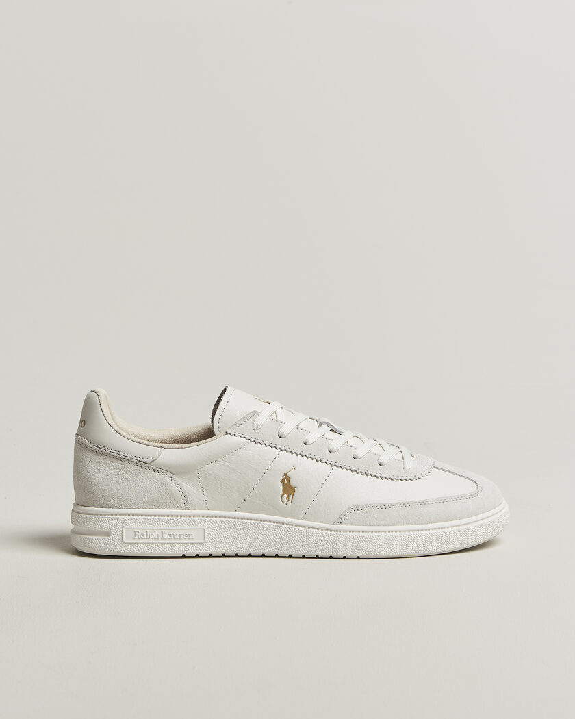 Polo Ralph Lauren Bedford Leather/Suede Sneakers Bianco – Wit