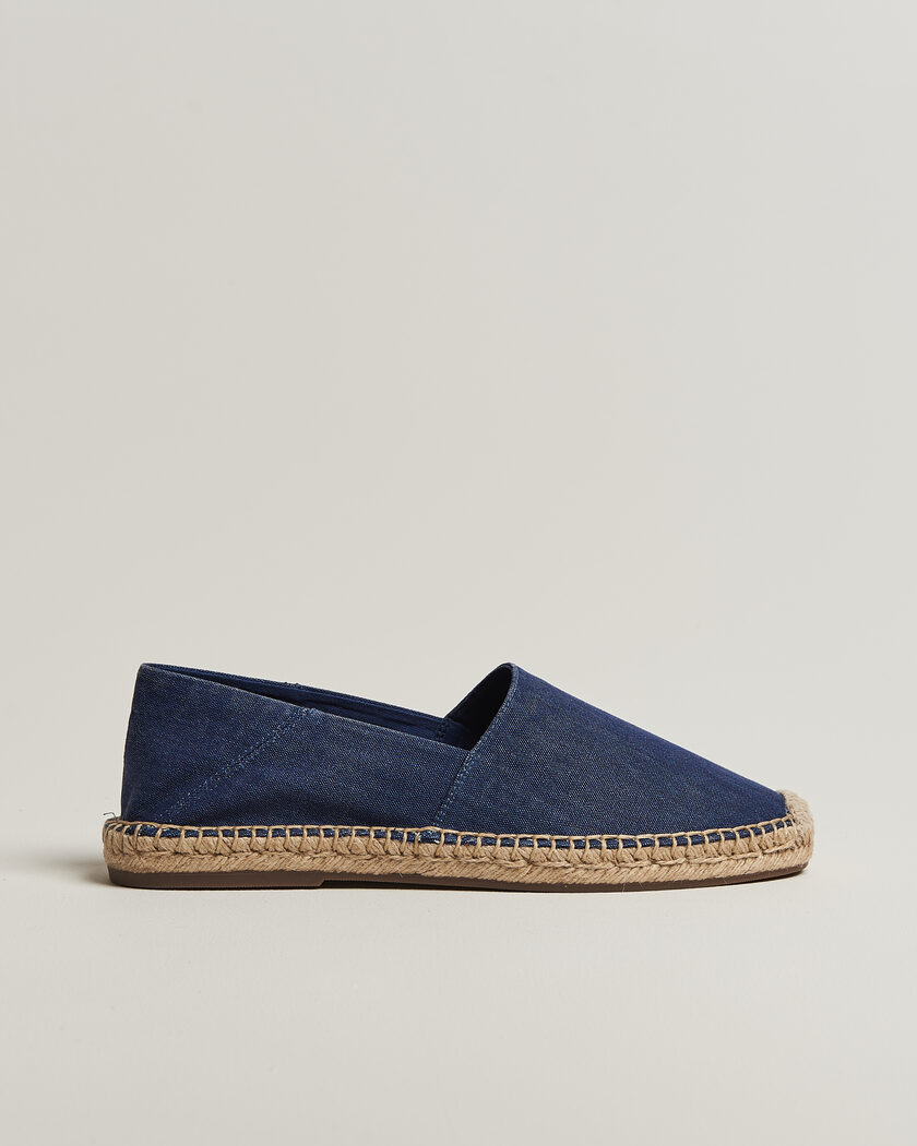 Polo Ralph Lauren Cevio Washed Canvas Espadrilles Navy – Blauw