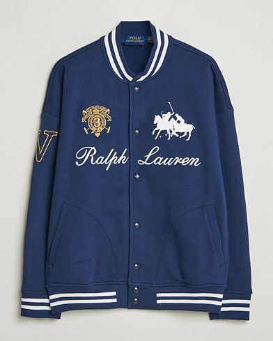 Polo Ralph Lauren Magic Fleece Bomber Jacket Newport Navy – Bleu