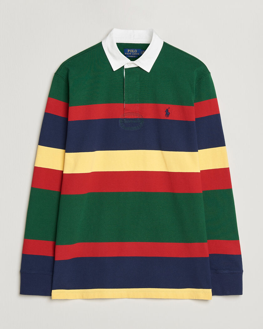 Polo Ralph Lauren Jersey Striped Rugger New Forest Multi – Jaune