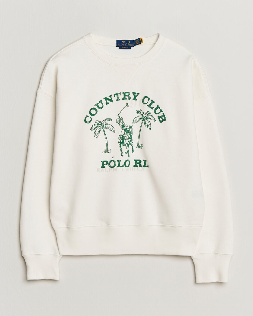 Polo Ralph Lauren Vintage Fleece Sweatshirt Nevis – Wit