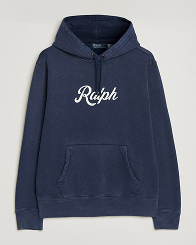 Polo Ralph Lauren Vintage Fleece Logo Hoodie Dark Cobalt – Blauw