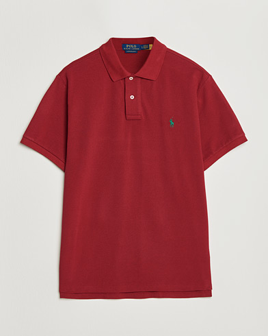 Polo Ralph Lauren Custom Slim Fit Polo Heritage Red – Rouge