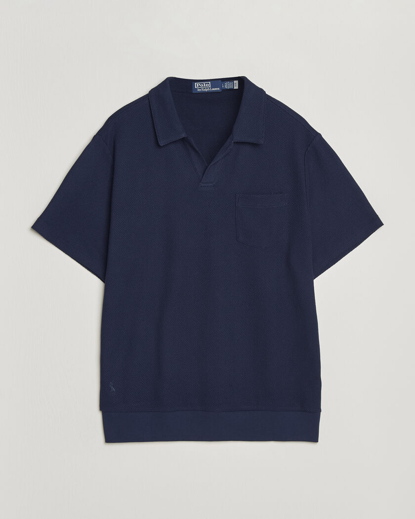 Polo Ralph Lauren Knitted Polo Cruise Navy – Blauw