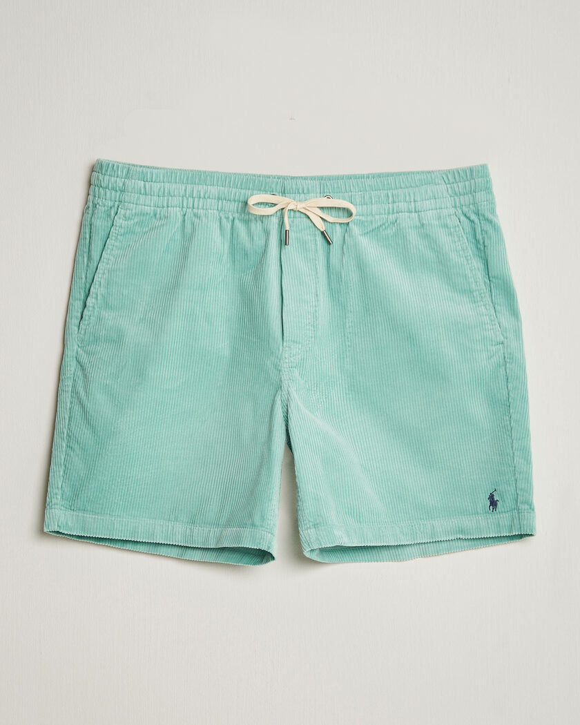 Polo Ralph Lauren Corduroy Shorts Celadon – Groen