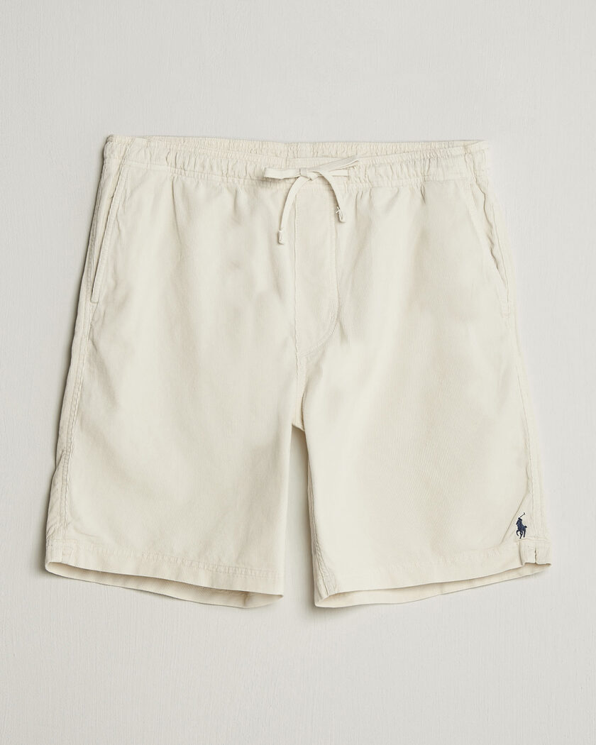 Polo Ralph Lauren Wale Cord Shorts Warm Cream – Wit