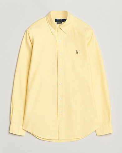 Polo Ralph Lauren Custom Fit Oxford Shirt Yellow – Jaune