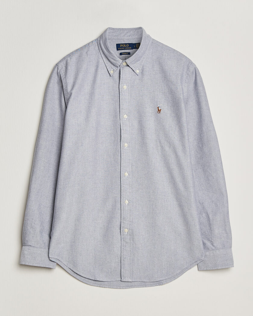 Polo Ralph Lauren Custom Fit Oxford Shirt Navy – Bleu