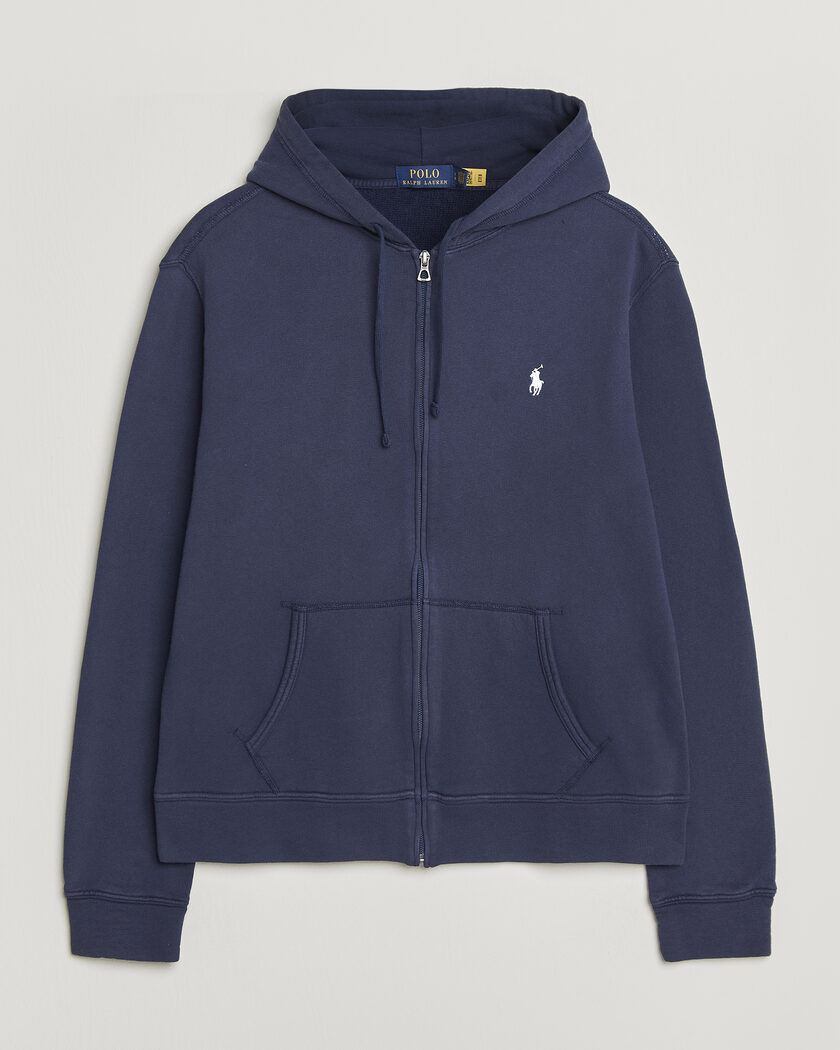 Polo Ralph Lauren Island Terry Full Zip Hoodie Newport Navy – Blauw