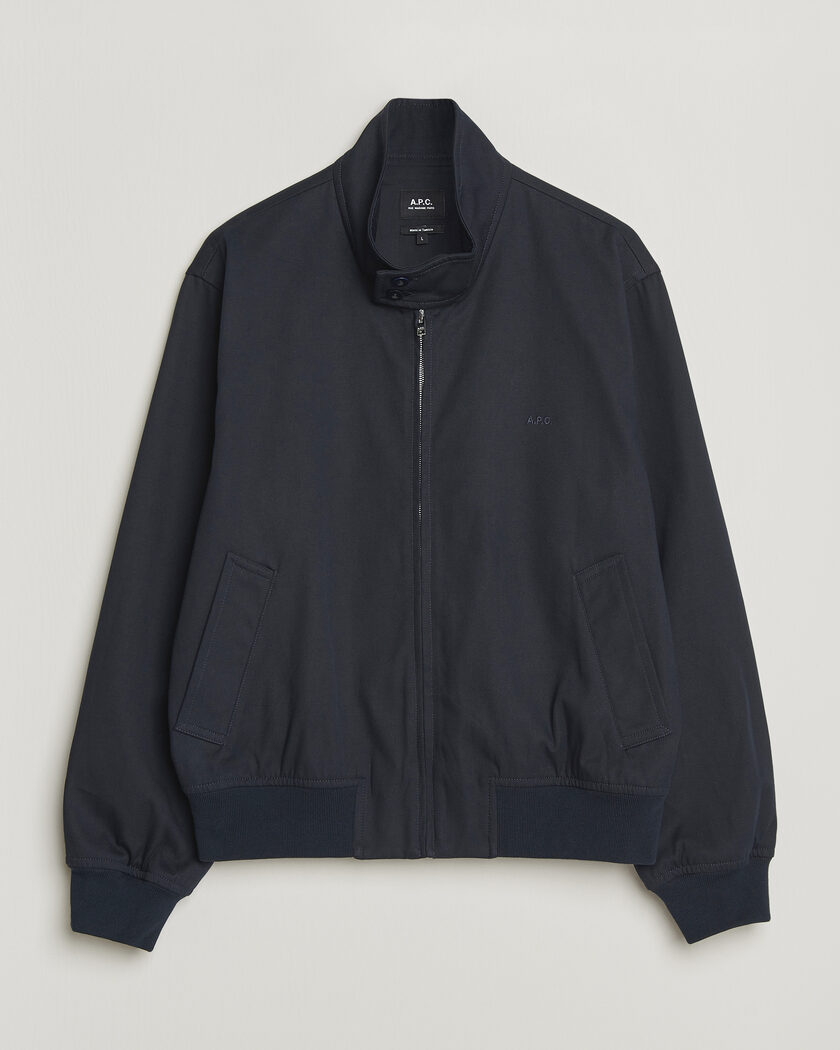 A.P.C. Zipped Jacket Dark Navy – Bleu