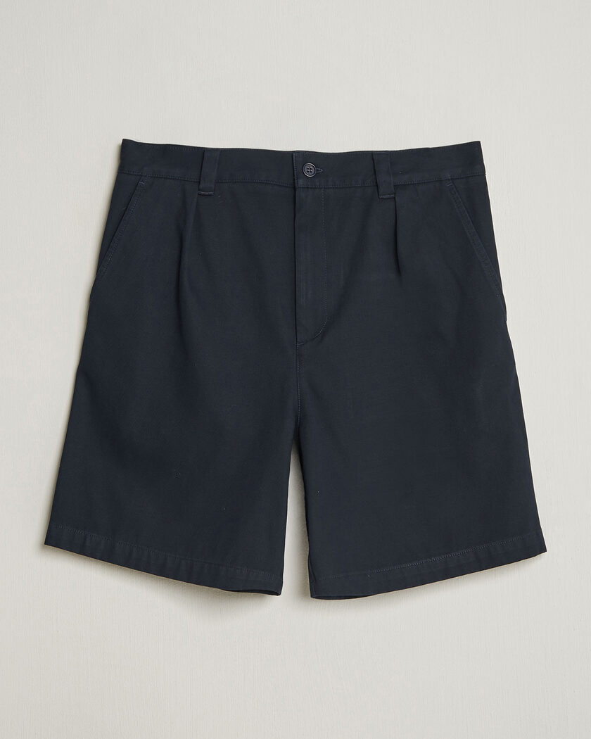 A.P.C. Otis Cotton Chino Shorts Dark Navy – Bleu